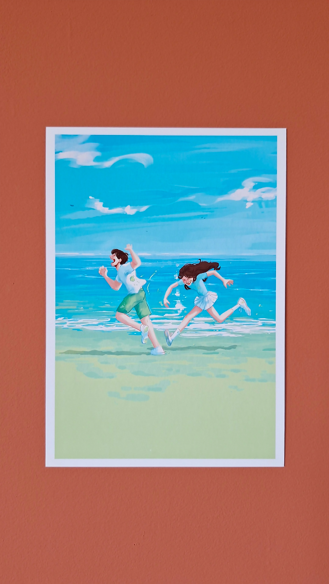 Print "Please, Please, Please, Take Me to the Ocean..."