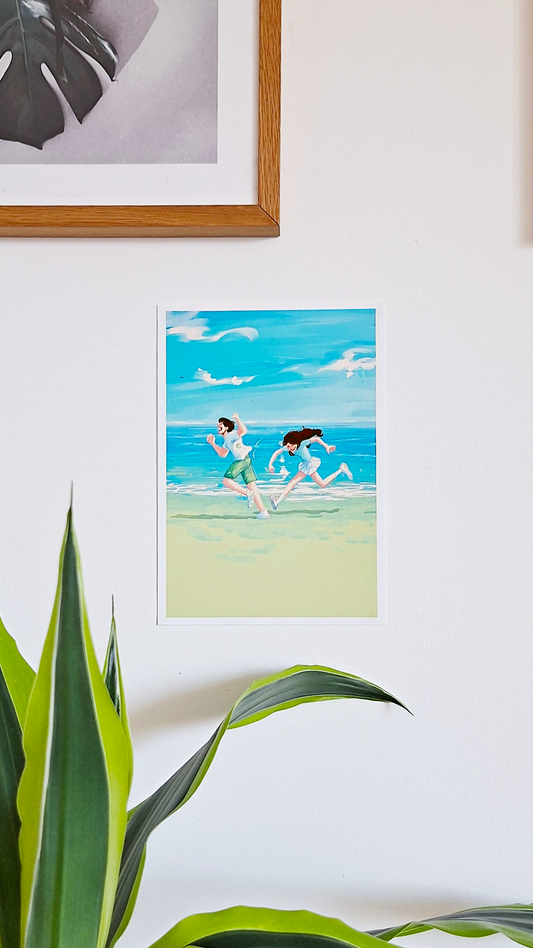 Print "Please, Please, Please, Take Me to the Ocean..."